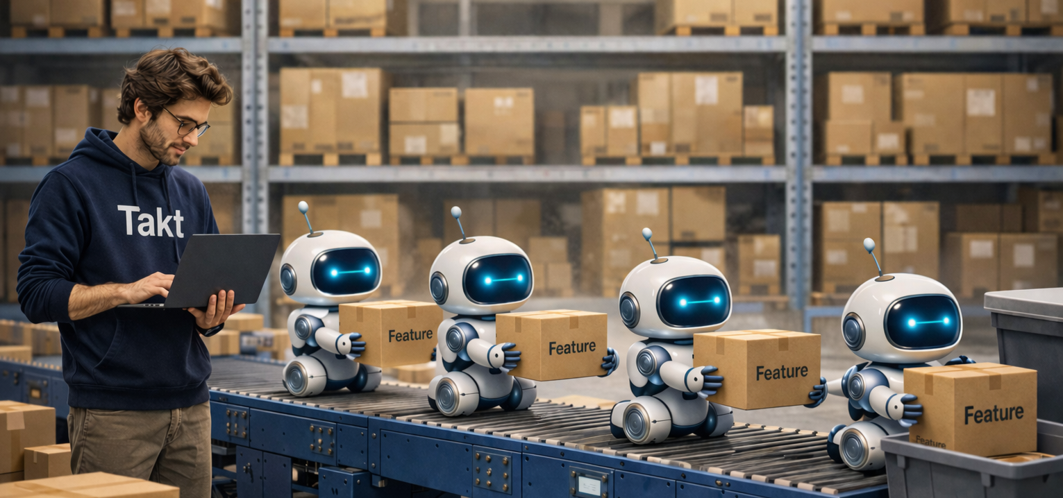 AI-assisted software development workflow visualization